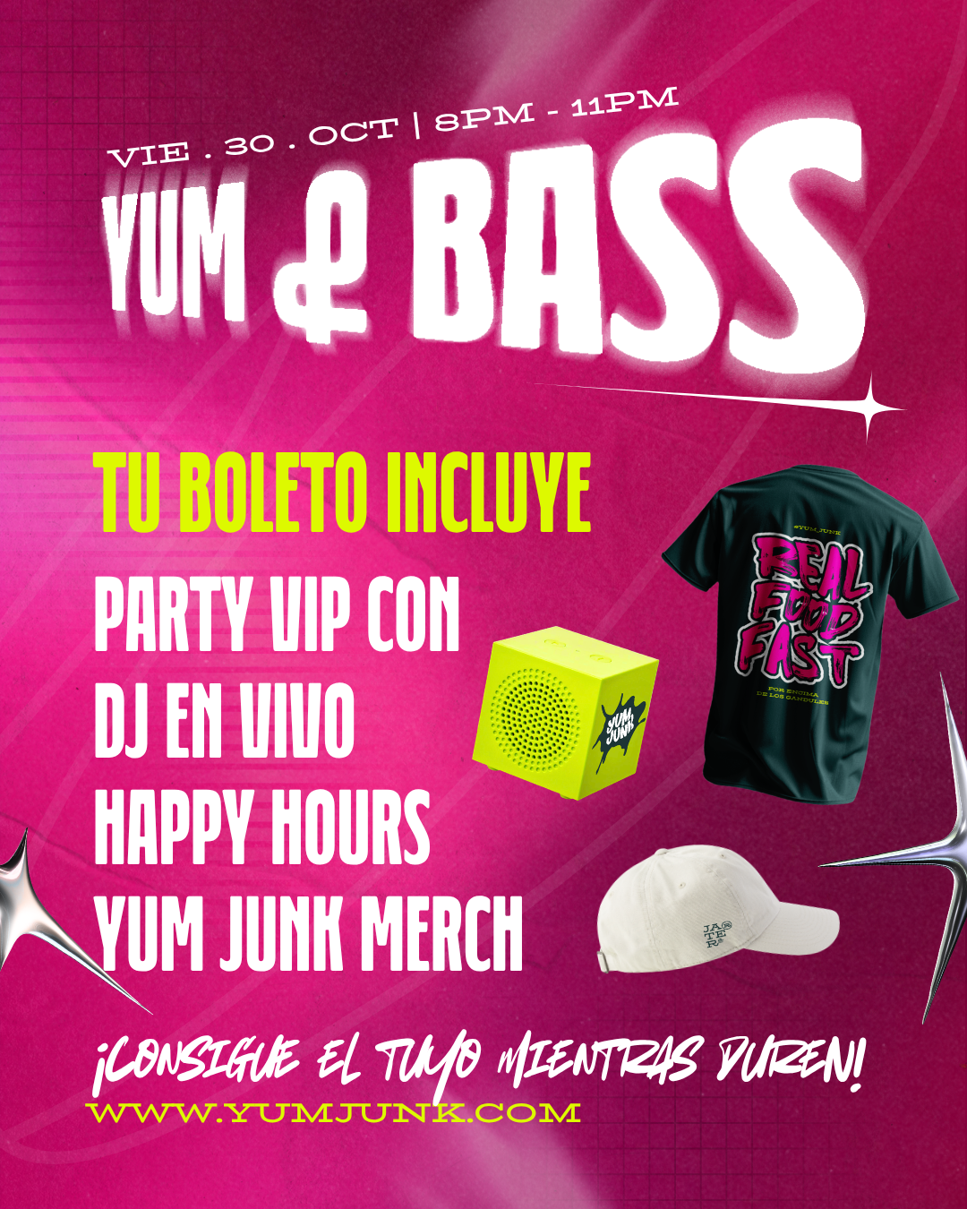 YUM & BASS | EVENTO DE MÚSICA ELECTRÓNICA